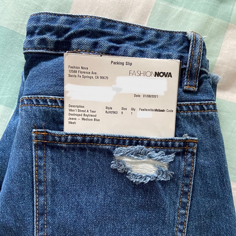 Fashion Nova Boyfriend Jeans